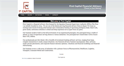 Desktop Screenshot of firstcapital.net